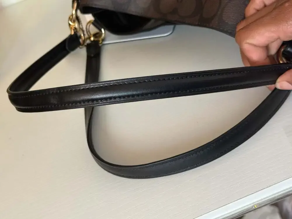Coach Hallie Shoulder Bag in Signature Canvas